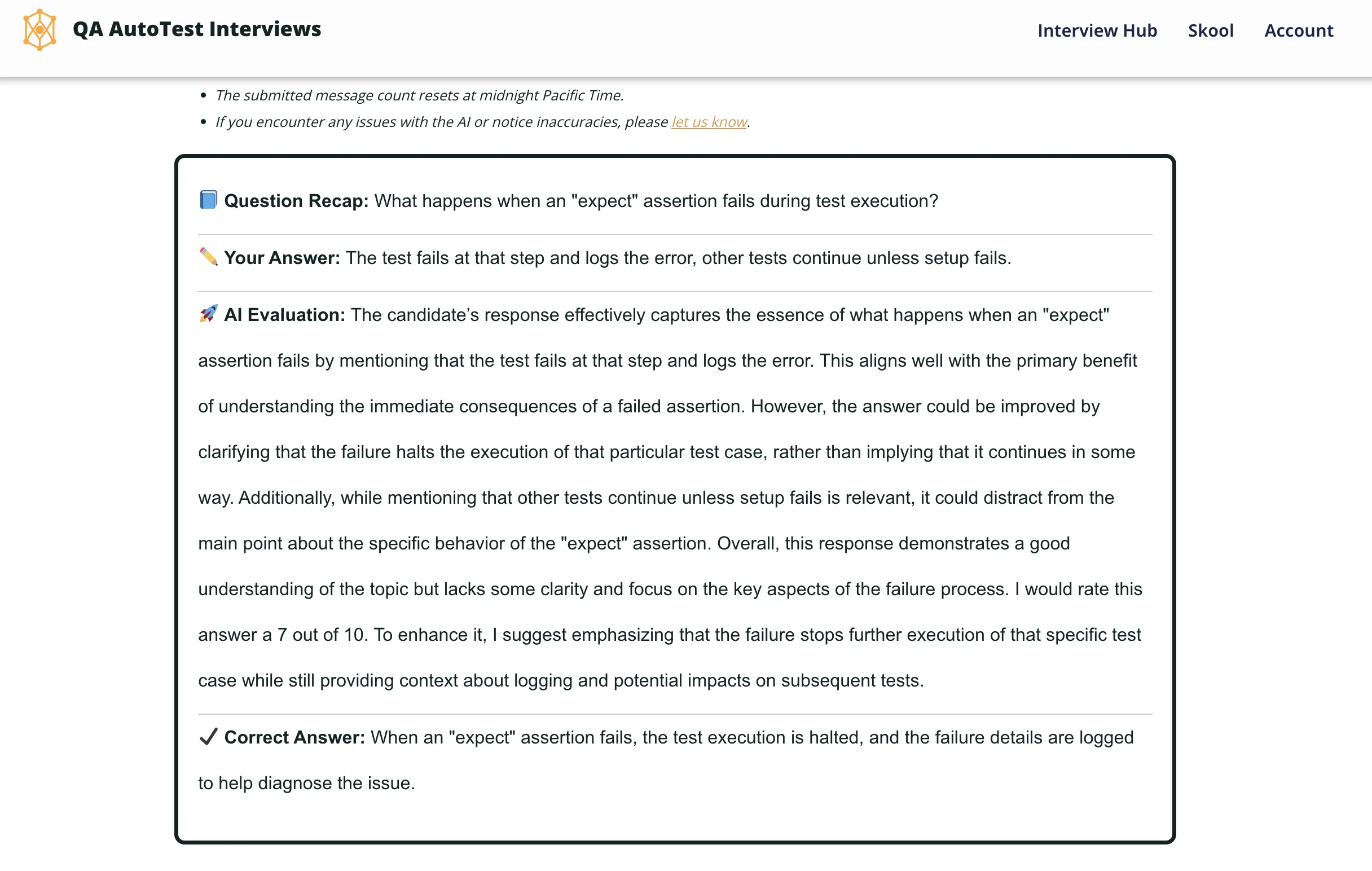 Q&As: Pick a Correcnt Answer
